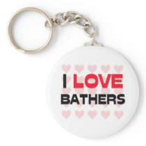 I LOVE BATHERS KEY CHAIN