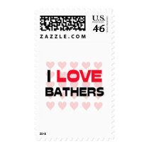 I LOVE BATHERS postage by professions I LOVE BATHERS postage