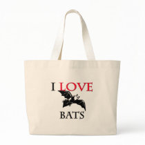 I Love Bats bags