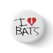 I love bats button