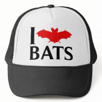 I Love Bats Hat