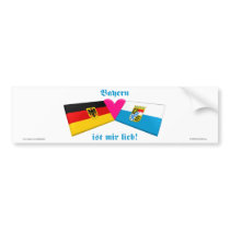 I Love Bavaria / Bayern ist mir lieb Bumper Stickers