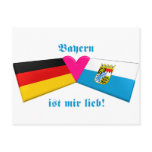I Love Bavaria / Bayern ist mir lieb Post Cards