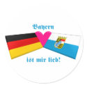 I Love Bavaria / Bayern ist mir lieb stickers