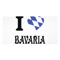 I love bavaria icon photo cards