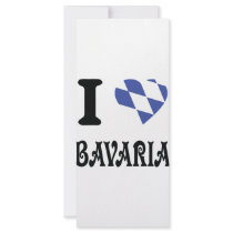 I love bavaria icon custom rack card