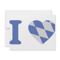 I love bavaria sign invitations