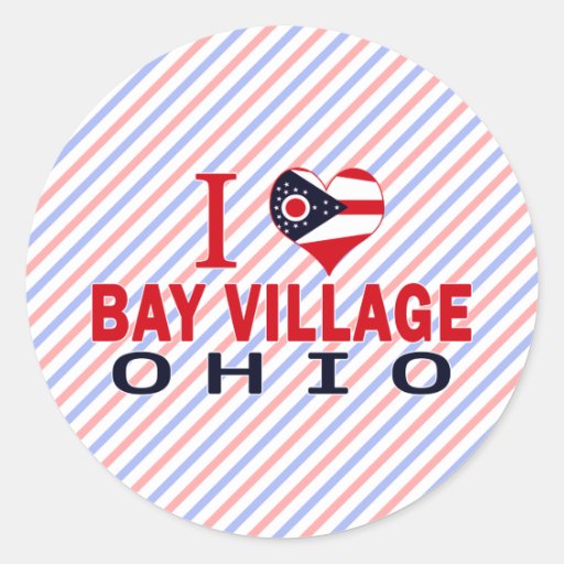 I love Bay Village, Ohio Sticker