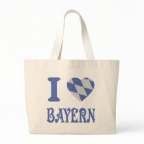 I love bayern icon tote bags