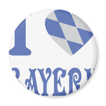 I love bayern icon magnets