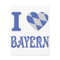 I love bayern icon post cards