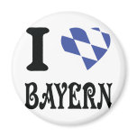 I love bayern refrigerator magnets