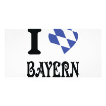 I love bayern photo card