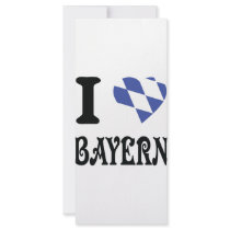 I love bayern personalized rack card
