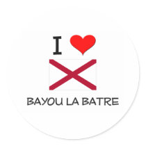 I Love BAYOU LA BATRE Alabama Sticker