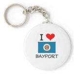 I Love Bayport Minnesota Key Chains