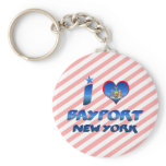 I love Bayport, New York Keychain