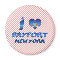 I love Bayport, New York Fridge Magnet