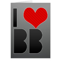 I Love BB Card