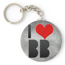 I Love BB Key Chain