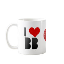 I Love BB Coffee Mug