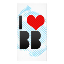I Love BB Photo Card