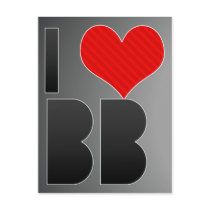I Love BB Post Card