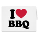I love BBQ - Barbecue Cards