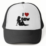 I Love BBW Trucker Hats