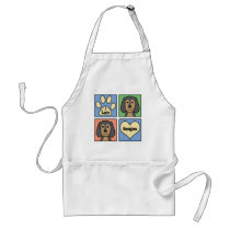 I Love Beagles aprons by dogcartoons I Love Beagles aprons