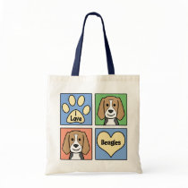 I Love Beagles Bag