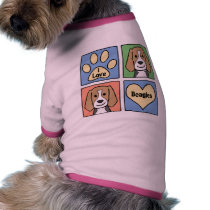 I Love Beagles pet clothing