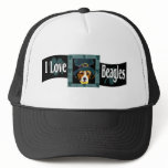 I Love Beagles Hat