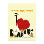 I Love Beagles postcards