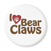 i love bear claws magnets by worldsfair i love bear claws magnets