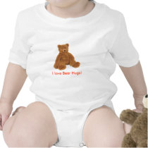 I Love Bear Hugs! t-shirts