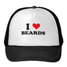 I Love Beards Mesh Hats