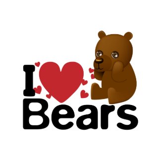 I Love Bears Card