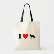 I Love Beaucerons Bag