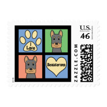 I Love Beaucerons Postage
