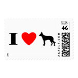 I Love Beaucerons Postage Stamps