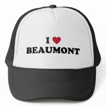 I Love Beaumont Texas Hats