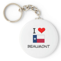 I Love Beaumont Texas Keychains