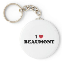 I Love Beaumont Texas Keychain