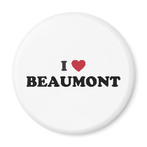 I Love Beaumont Texas Magnets