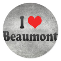 I Love Beaumont, United States Sticker