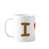 I Love Beaver! mugs