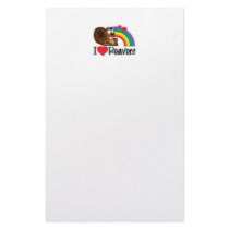 I Love Beavers Stationery