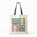 I Love Bedlington Terriers bags by dogcartoons I Love Bedlington Terriers bags