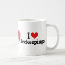 I Love Beekeepings Coffee Mugs